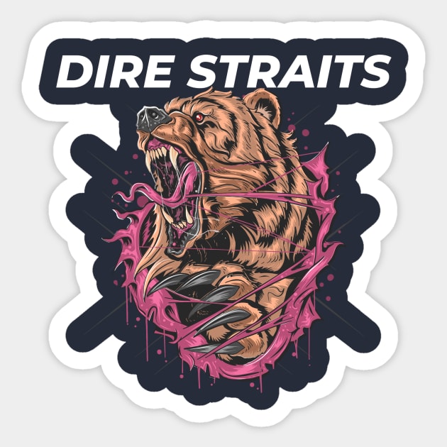 dire straits Sticker by aliencok